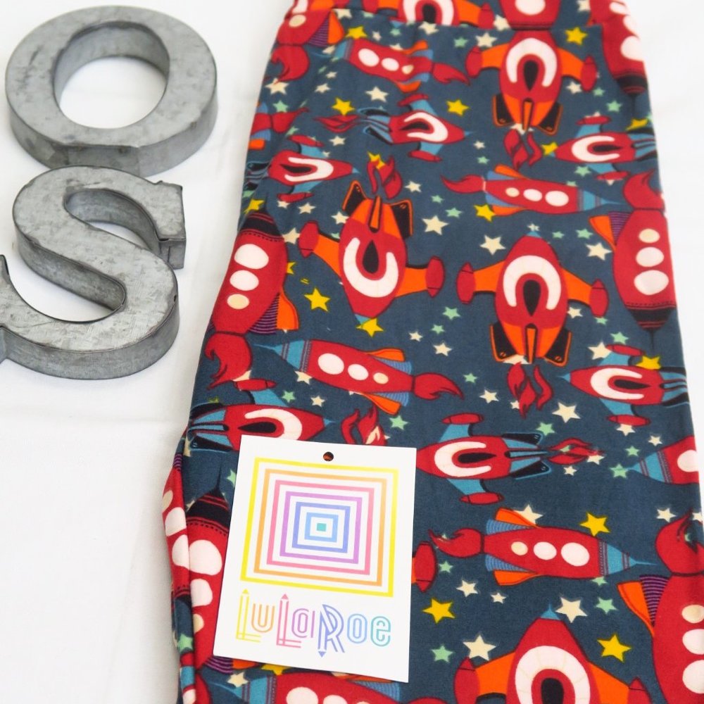 NWT LuLaRoe Leggings One Size / OS Rockets
